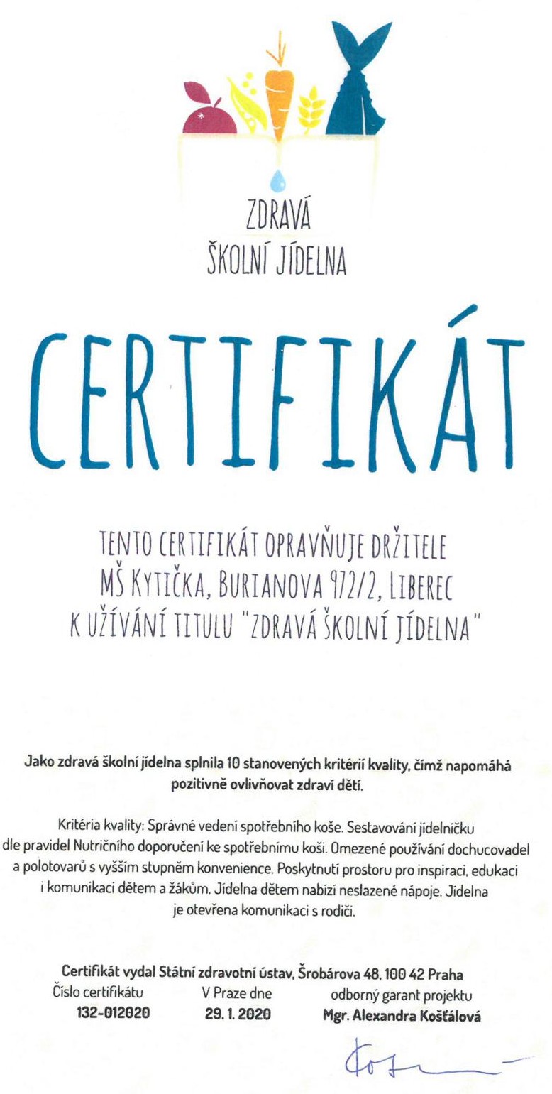 ZSJ certifikat